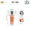 E3D V6 Copper and Titanium Alloy Throat Tube